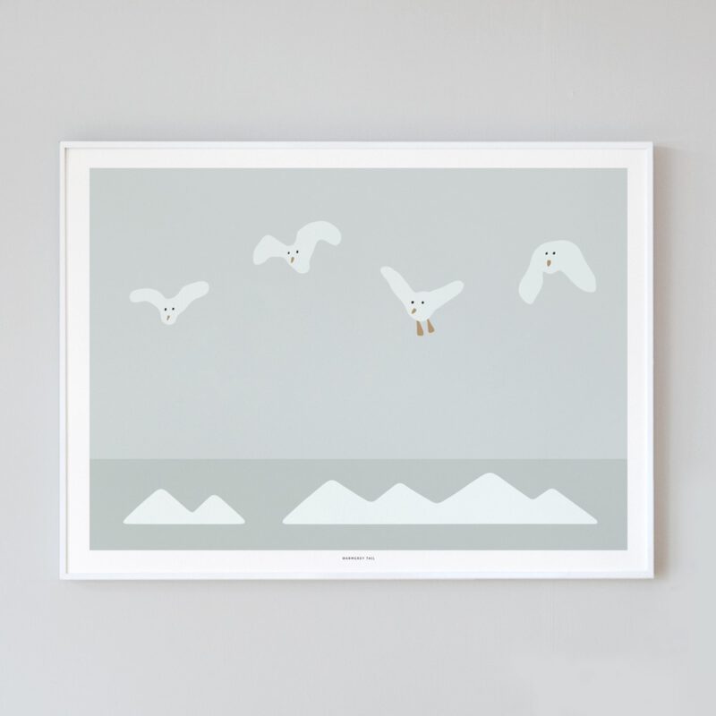 ArtPrint - Flying Seagulls